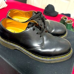 DR. MARTENS 1461 3-Eye Men/Adult shoe size 10  Work 1461W-11837002 Black Leather